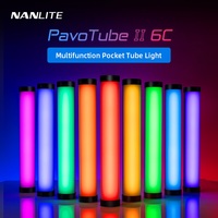 Nanguang Nanlite PavoTube II 6C LED RGB Light Tube Portable Handheld Photography Lighting Stick CCT Mode Photos Video Soft Light