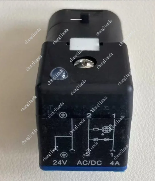 Hydraulic solenoid valve waterproof dust with wire plug AC/DC24V4A integrated sealed needle box HM3250QY