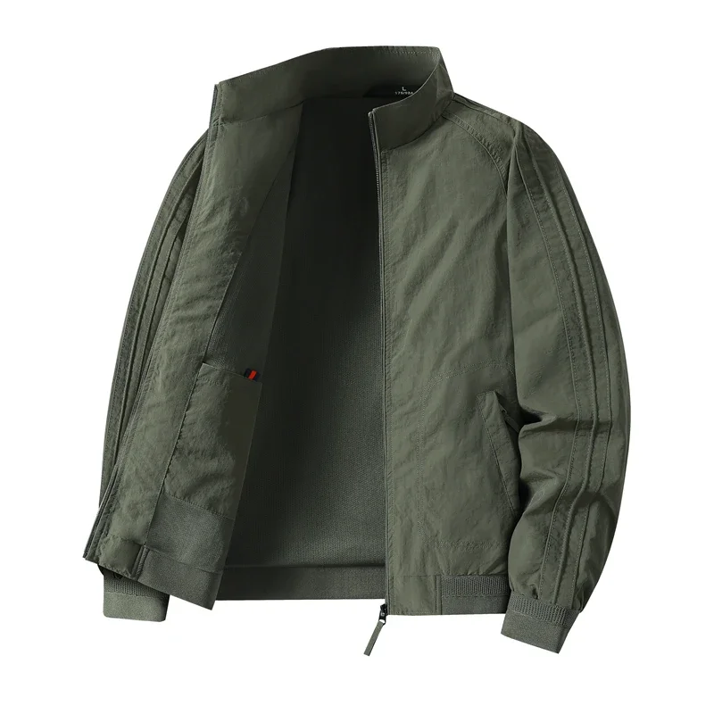 Autumn Hiking Jackets Men Waterproof Windbreaker Military Field Climbing Thin Outwear Streetwear Coat Hiking Coats 2602
