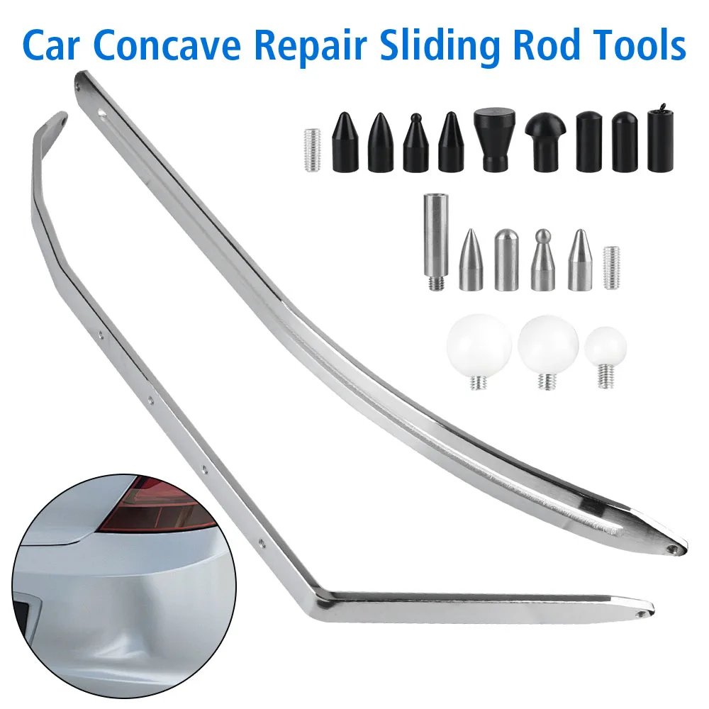 

For SUV Truck Pickup Dent Repair Tool Alloy Kits Adjustable Car Concave Repair Sliding Rod Tool Set Automotive Sheet Metal