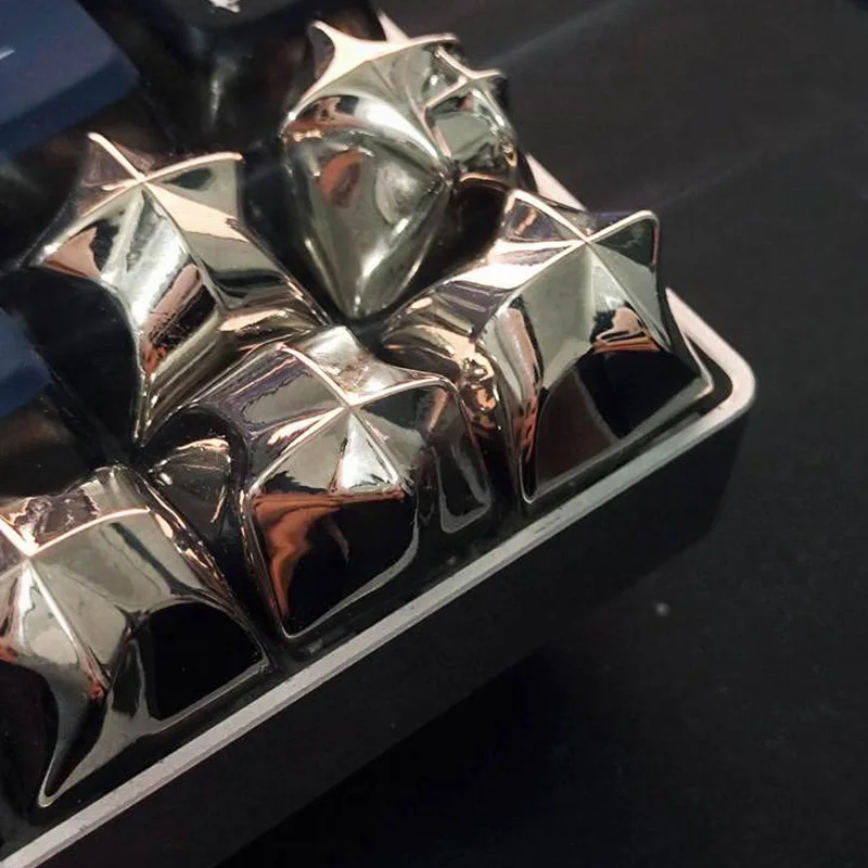 Galactic Arrow Metal Keycaps - Cosmic Star Arrow Keycap MX Cross Stem for Mechanical Keyboards a Gift for friend