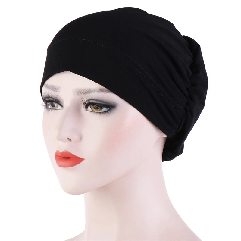 Modal Undercap Plain Soft Stretchy Under Cap Hijab Bonnet Muslim Women Full Cover Inner Hijabs Turban Islam Underscarf