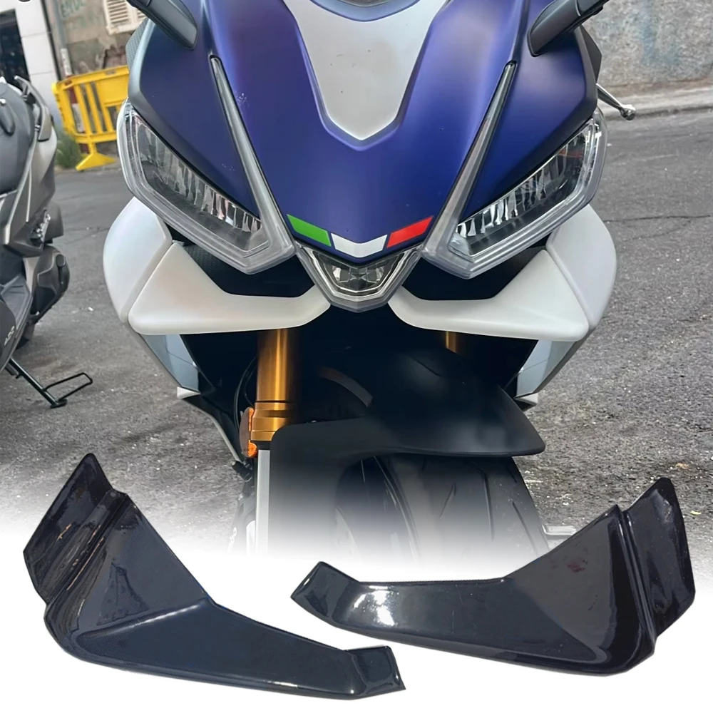 

2024 RS660 Winglet Front Lip Cover Wing Aerodynamics Spoiler Fairing Beak Motorcycle Accessories For Aprilia RS 660 2021 22 2023
