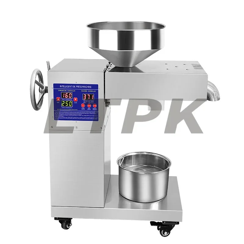 D06 Commercial Use White Sesame Sunflower Seed Hazelnut Flaxseed Perilla Seed Oil Press Machine for Small Business