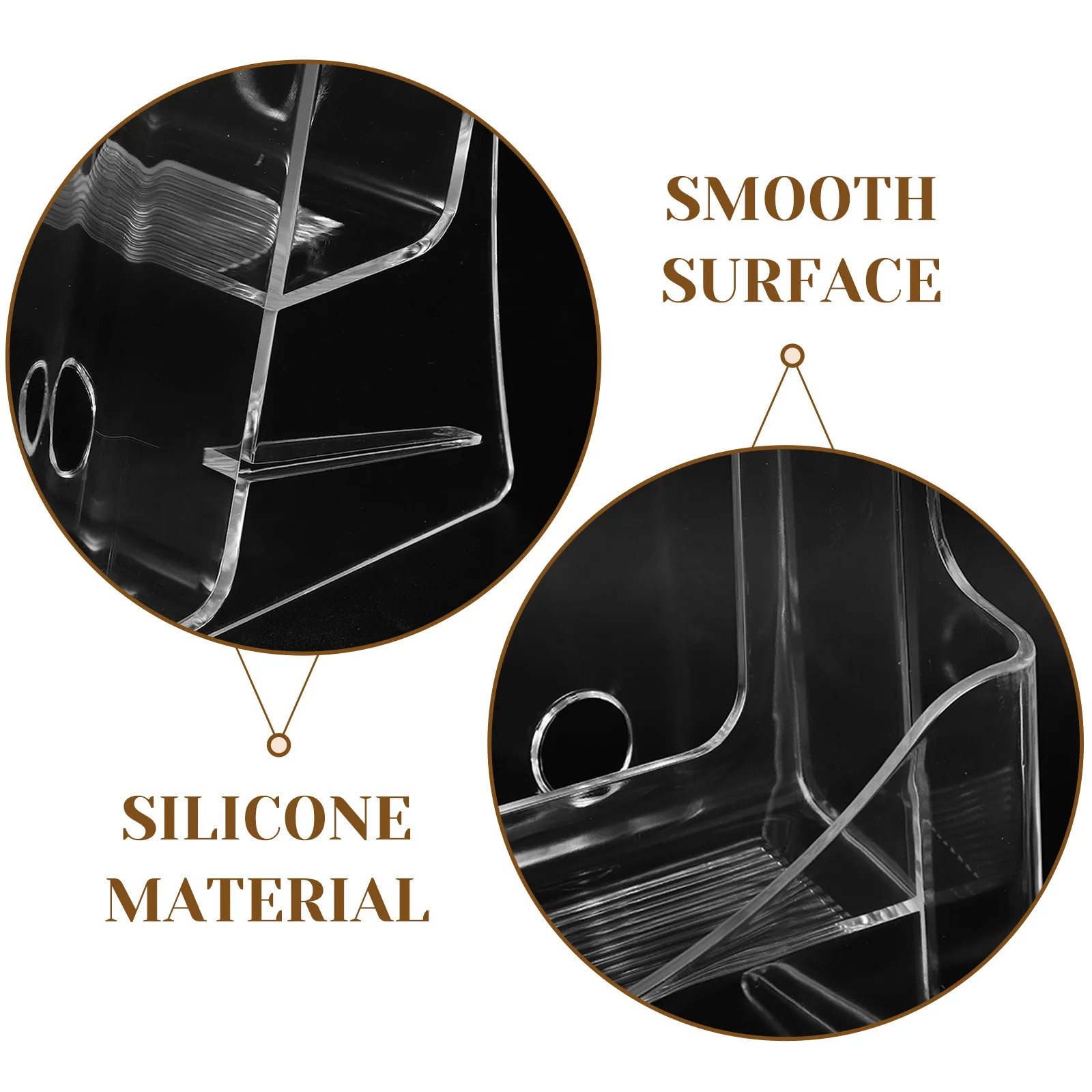 

Clear Book Shelf Transparent Storage Rack For Office File Organizer Brochures Holder Magazine Stand Document Display Stand