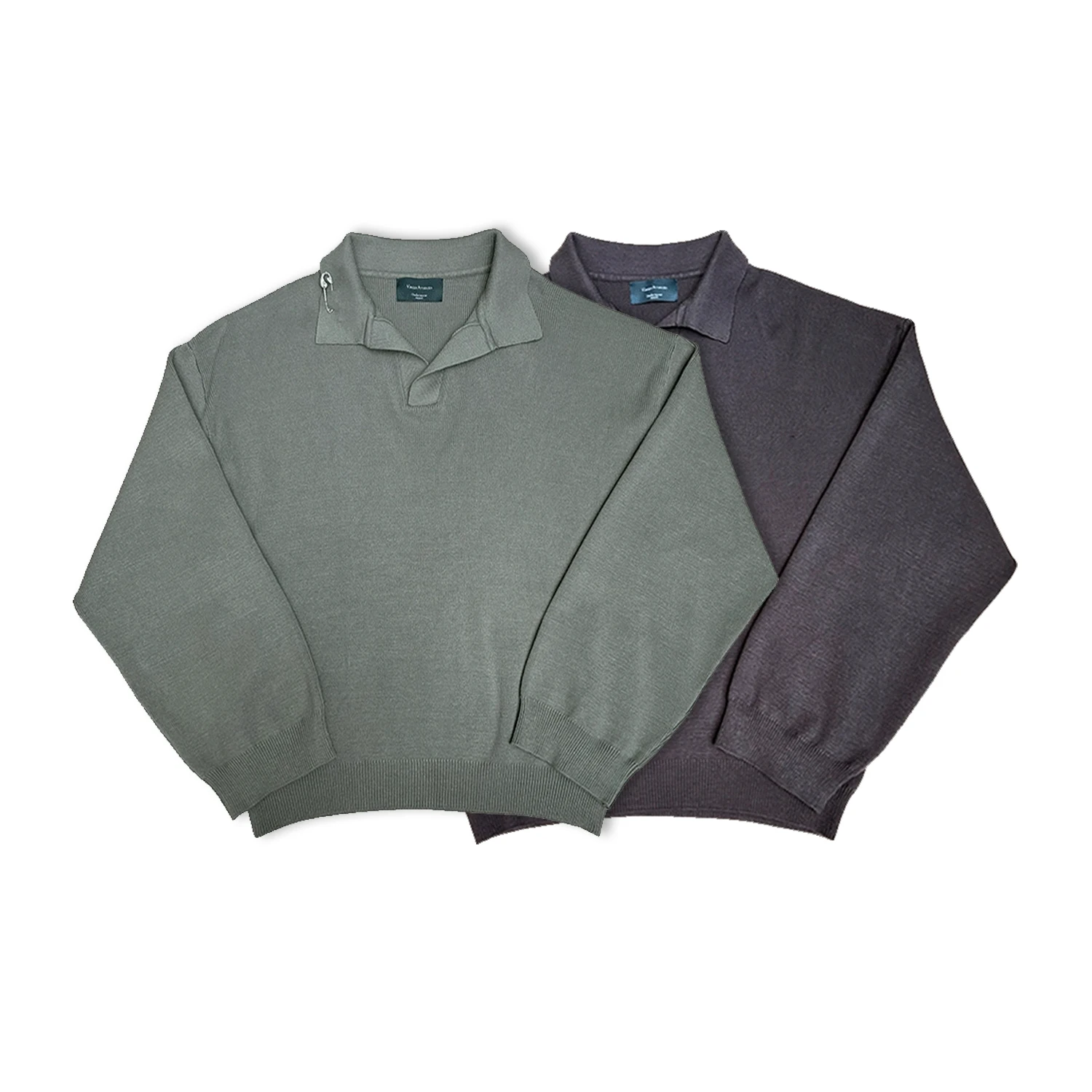 

Elegant Knitted Long Sleeve Crew Neck Sweater PnxStudio25ssumc Citywalk Commute Friendly Comfortable Warm Anti-pilling Static