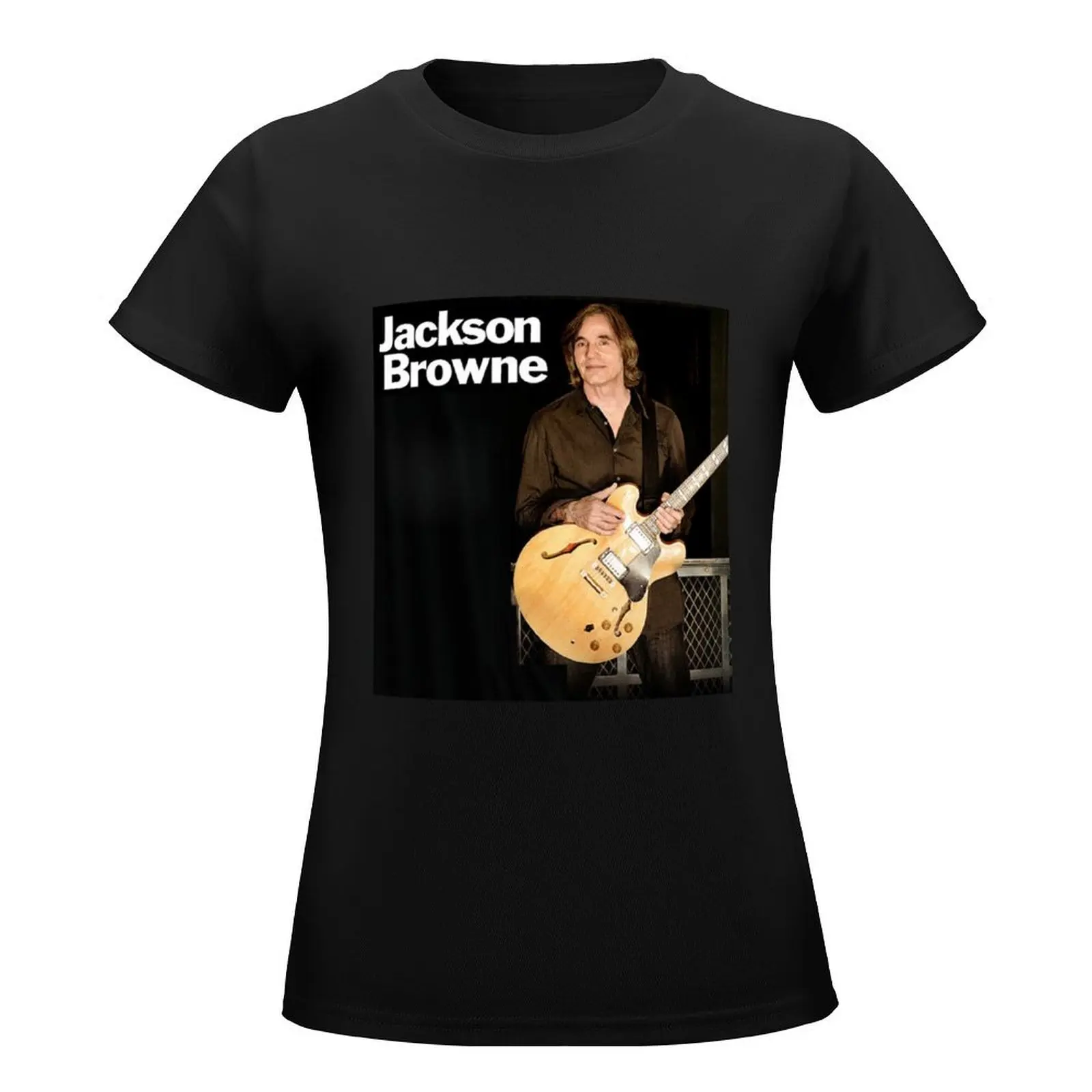 JACKSON BROWNE TOUR DATES T-Shirt summer clothes cute tops Women's tops