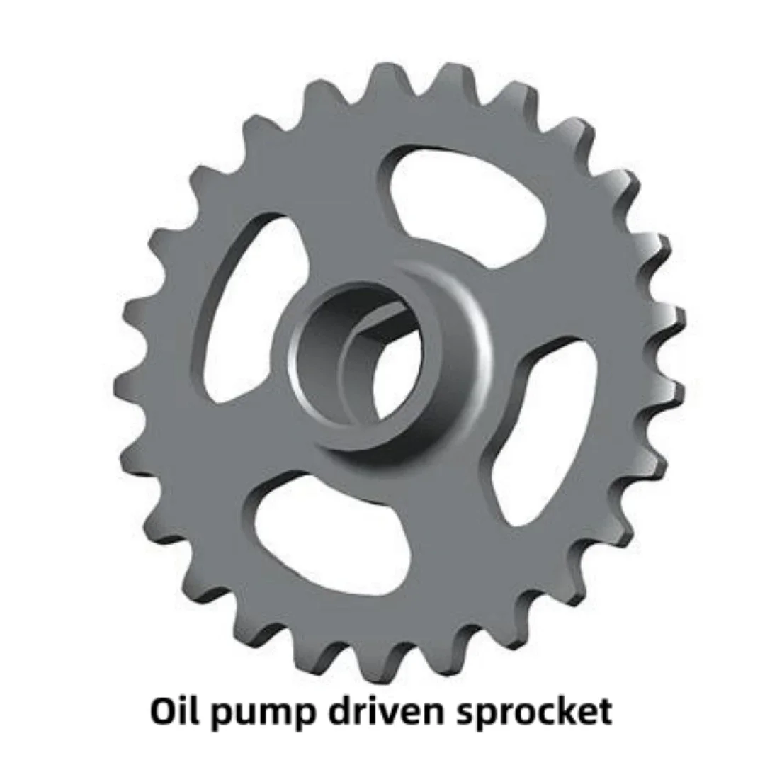 For ZONTES 703R roller toothed chain machine oil pump seat pad driven sprocket oil pan baffle plate timing tensioner