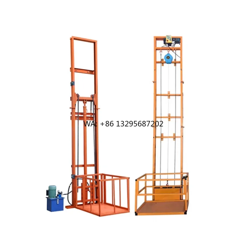 

500kg Electric Platform Table Lifting Machine Wall Mount Hydraulic Cargo Lifts Elevator for Warehouse