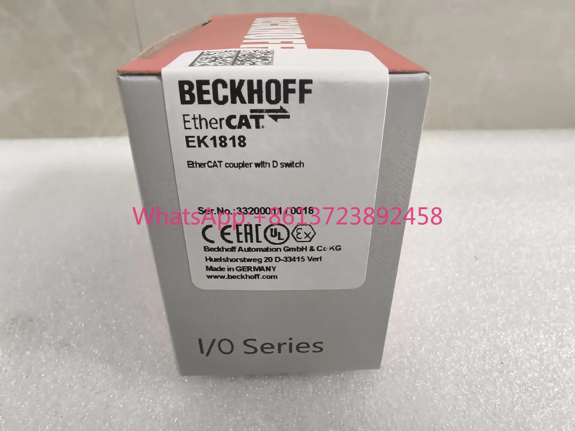 BECKHOFF EK1818 Coupler New in stock, high quality