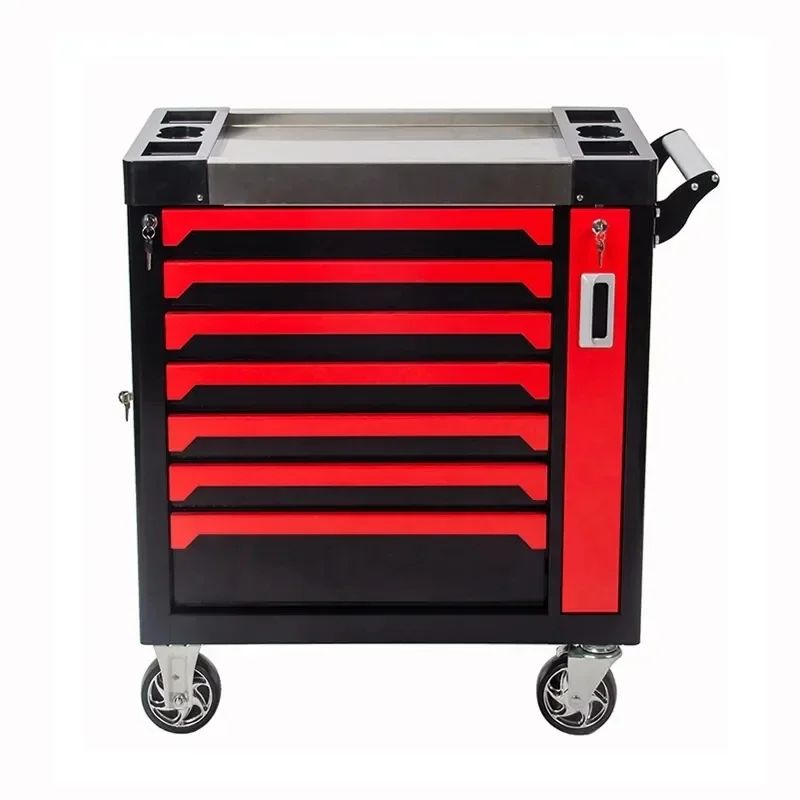 7 Drawers Garage Storage Trolley Sets Box Tool Chest Workshop Trolley Heavy Duty Tool Cabinet With High quality Hand Tools