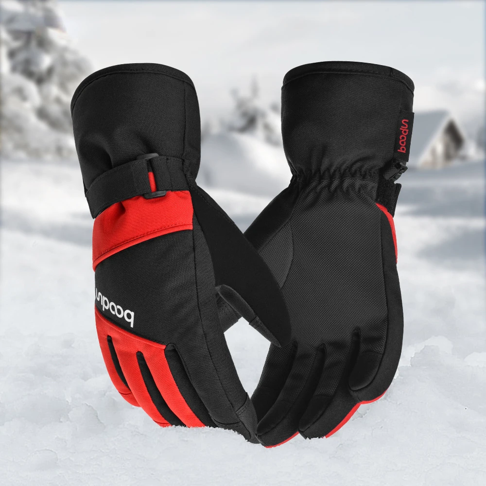 Children Gloves Skiing Gloves in Winter Outdoor Five-finger Gloves  Skiing & Snowboarding Winter Sports Accessories