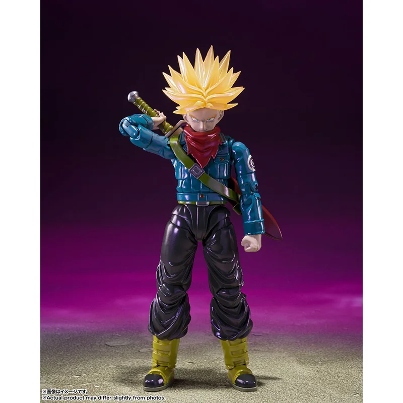 100% Original Bandai S.H.Figuarts SHF Future Trunks Super Saiyan 2024 SDCC Exclusive Edition Dragon Ball Z In Stock Anime Model