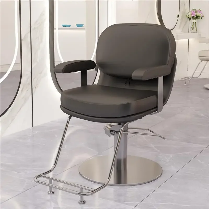 

Vintage Barber Chair Salon Hydraulic Pump Spa Pedicure Hairdressing Beauty Offer Chairs Barbershop Decoration Shampoo Reclining