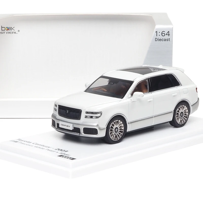 AR Box 1:64 Toyota Century SUV “Crane & Phoenix” 2023 G70 Modello di veicolo di lusso in lega con guida a sinistra per collezionisti di lusso JDM