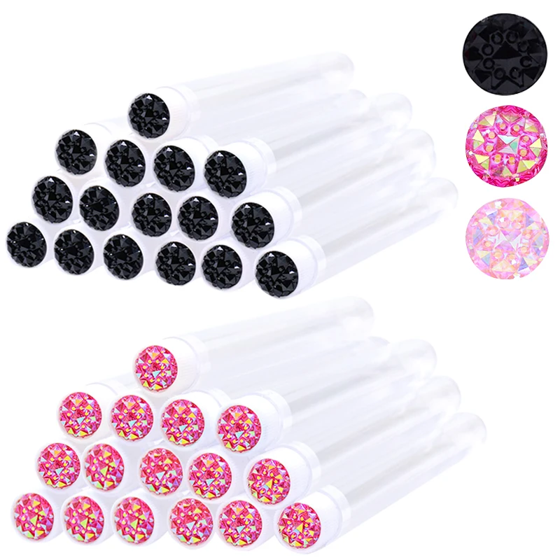 50PCS Dust-Proof Eyelash Brush Tube Empty Reusable Lash Mascara Wand Case Eyebrow Comb Makeup Applicators Container wholesale
