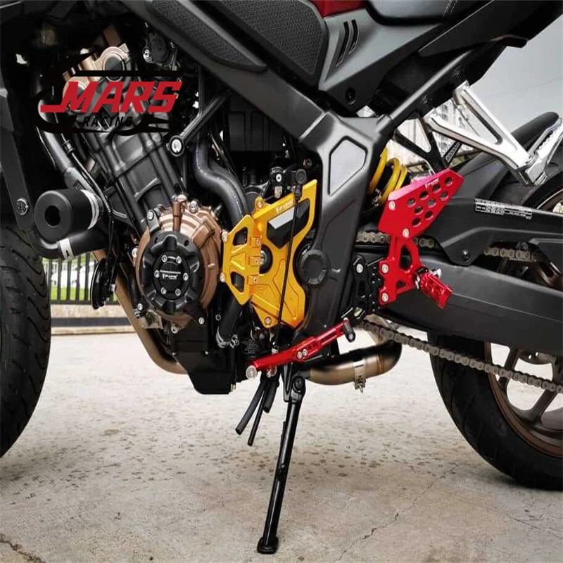 FOR HONDA CB650F CBR650F CB650R CBR650R 2014-2017 2018 2019 2020 engine chain protection side cover frame hole drive shaft cover