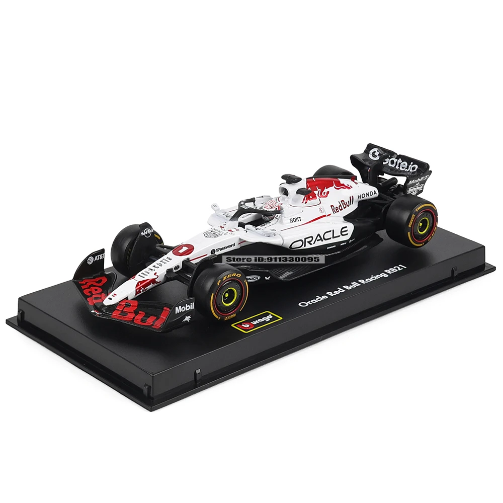 Bburago 1:43 2025 F1 Red Bull RB21 Japan Station #1 Verstappen #22