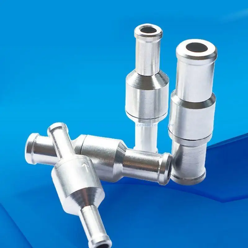 L5BC 6/8/10/12mm Pemeriksaan Bahan Bakar Non-Way Non-Way untuk Katup Aluminium Paduan Gasolin Selang Vakum Vakum Minyak