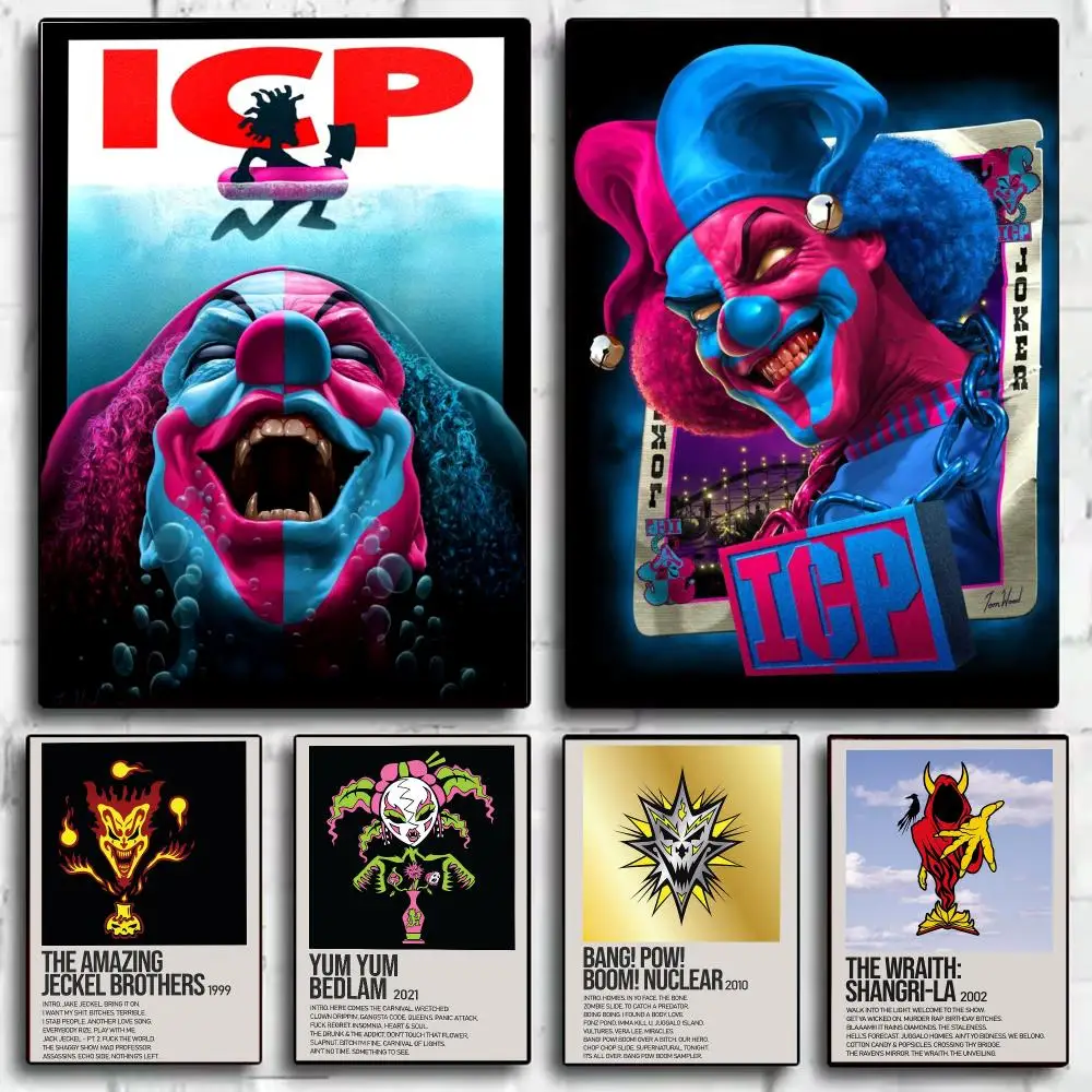 Band I-Insane C-Clown Posse Poster Wall Art Poster Print Decorative Artwork for Bedroom Living Room Office Home Decoration