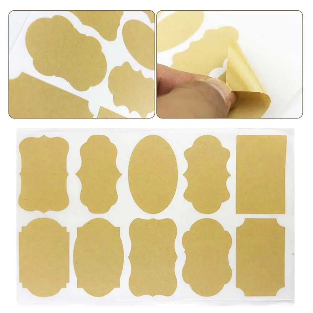 Sticker Cosmetic Cream DIY Craft Essential Oil Handmade Kraft Sticker Labels Sticker Sealing Sticker Scrapbook Decoration