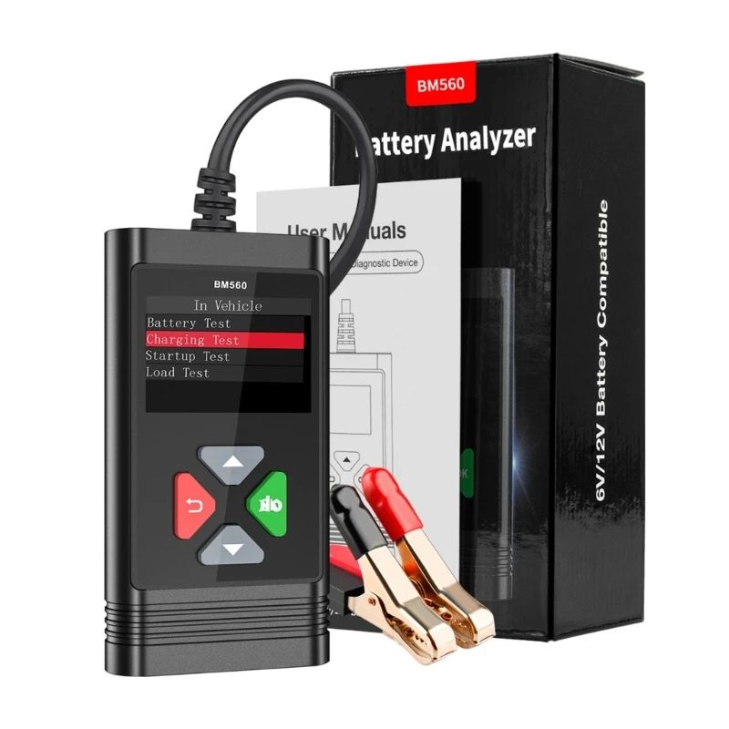 

Automotive Alternator Tester Detector Battery Diagnostic Tool 100-2000CCA Vehicle BatteryAnalyzer for MotorcycleCar