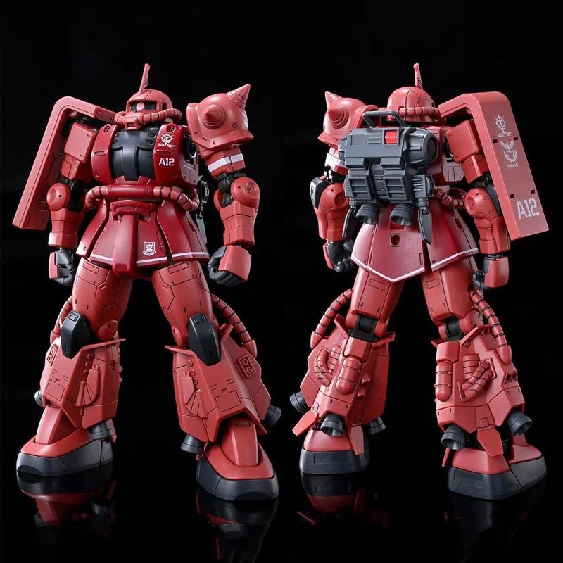 HG 1/144 ZAKU II Cucuruz Doan's Island CHAR'S CUSTOM Mech Assembly Model Kit Action Figures Decoration Boys' Puzzle Toys Gift image 2