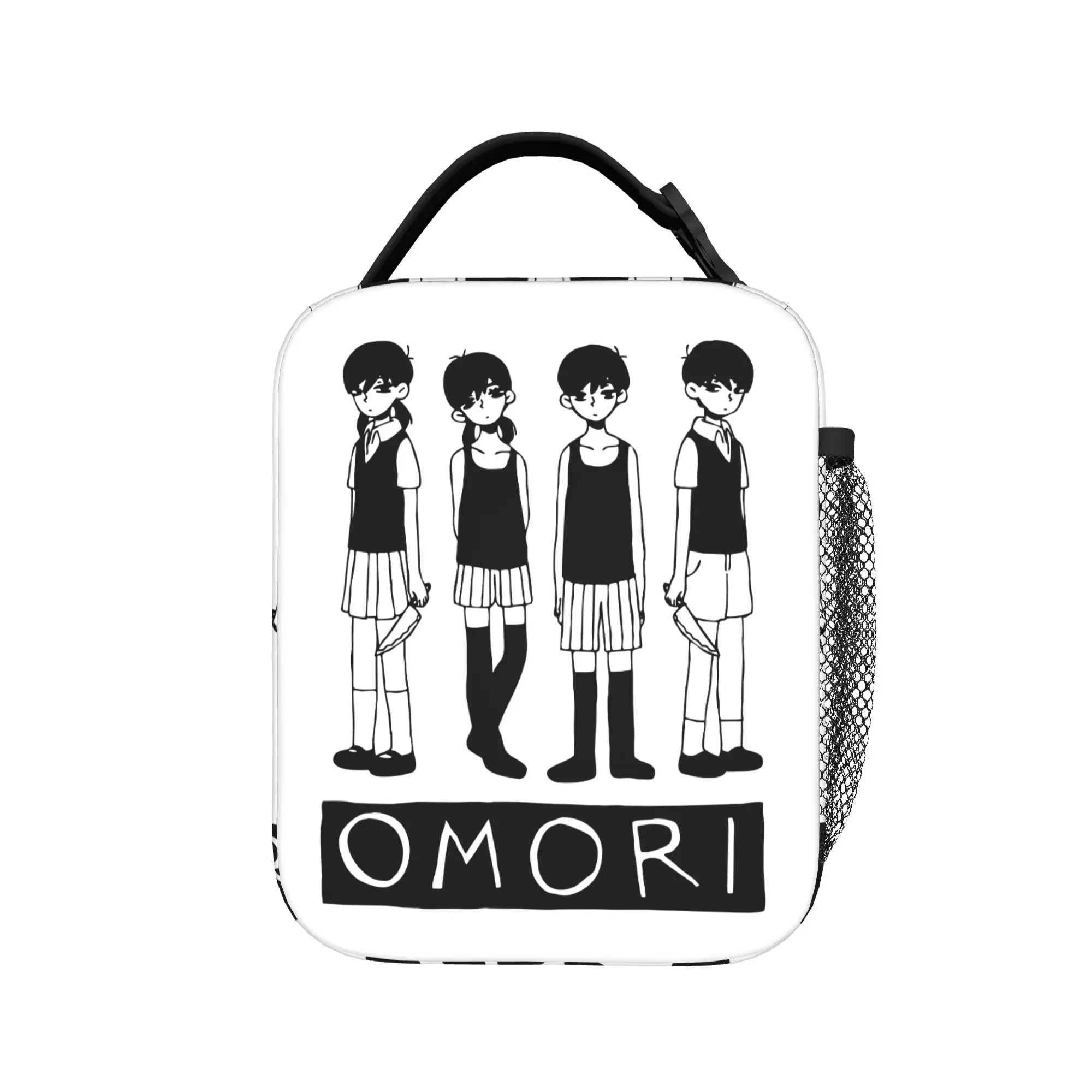Omori Twins Thermal Insulated Lunch Bags for Travel Horror Game Portable Food Bag Thermal Cooler Lunch Boxes