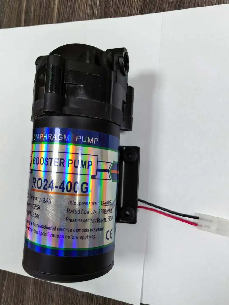 

Мембранный насос-повыситель давления для очистителя воды RO-400G, фильтрующий элемент для машины обратного осмоса, насос для машины по производству чистой воды