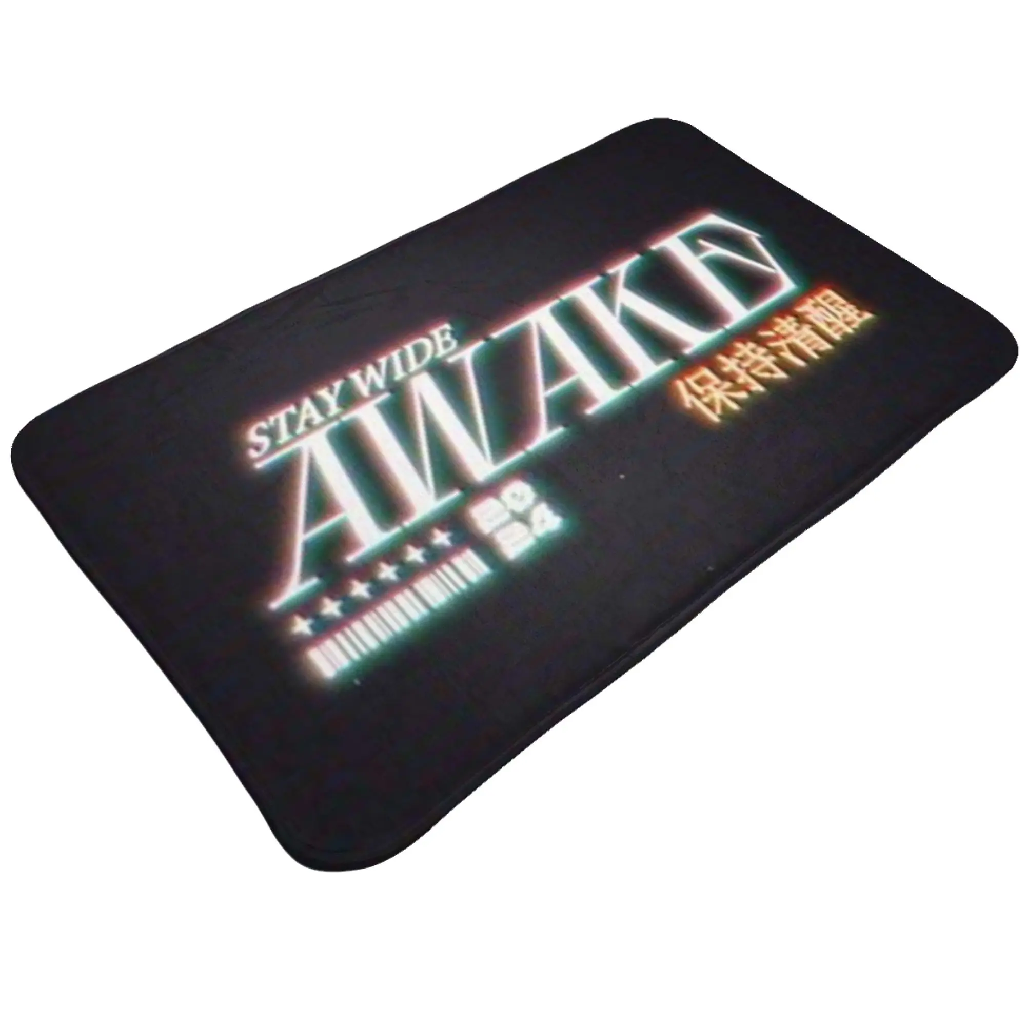 Stay Wide Awake Text Poster Art Non-slip Mat Bedroom  Entrance Doormat Home Decor