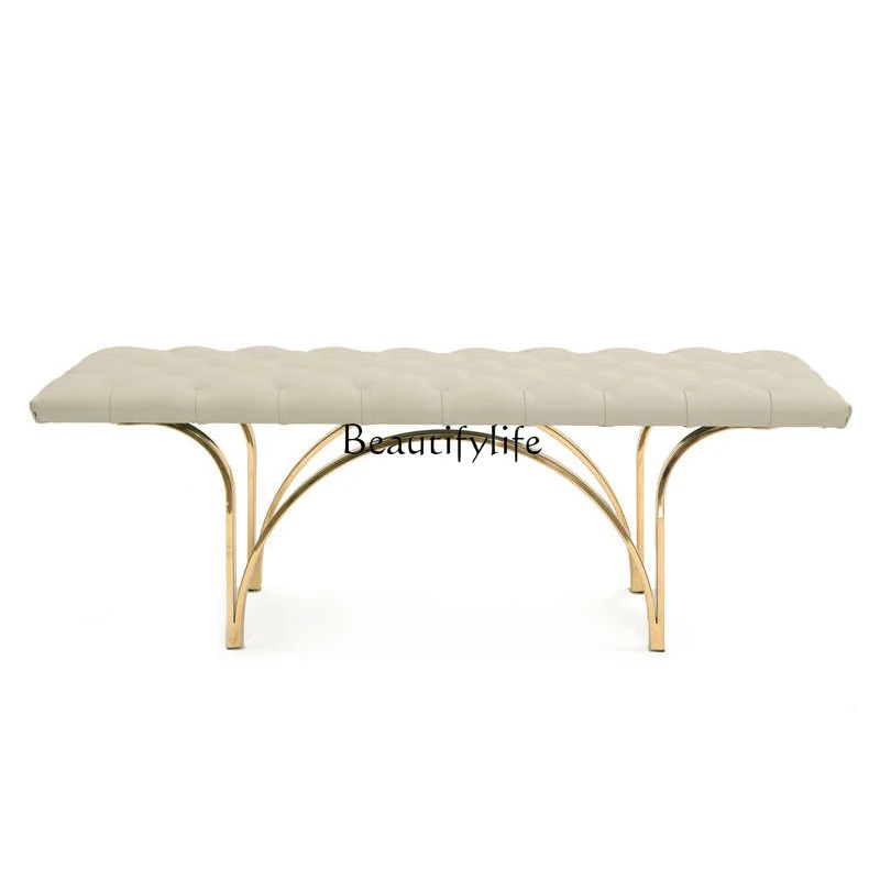 

American light luxury household bench