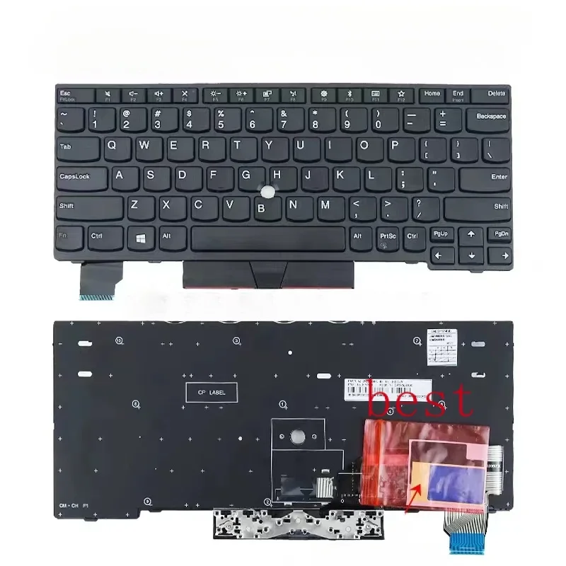 

Для новой и оригинальной клавиатуры ноутбука Lenovo ThinkPad X390 X395 X280 A285 X13 L13 S2 5-го поколения