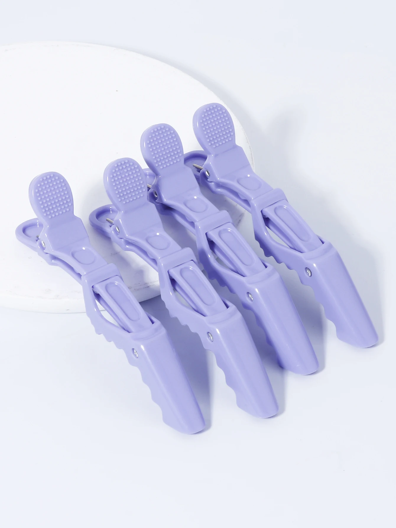 4 teile/satz Krokodil Clips Nicht Slip Friseur Styling Schnitte Clips Salon Barber Liefert Für Haar Zubehör – Detail 6