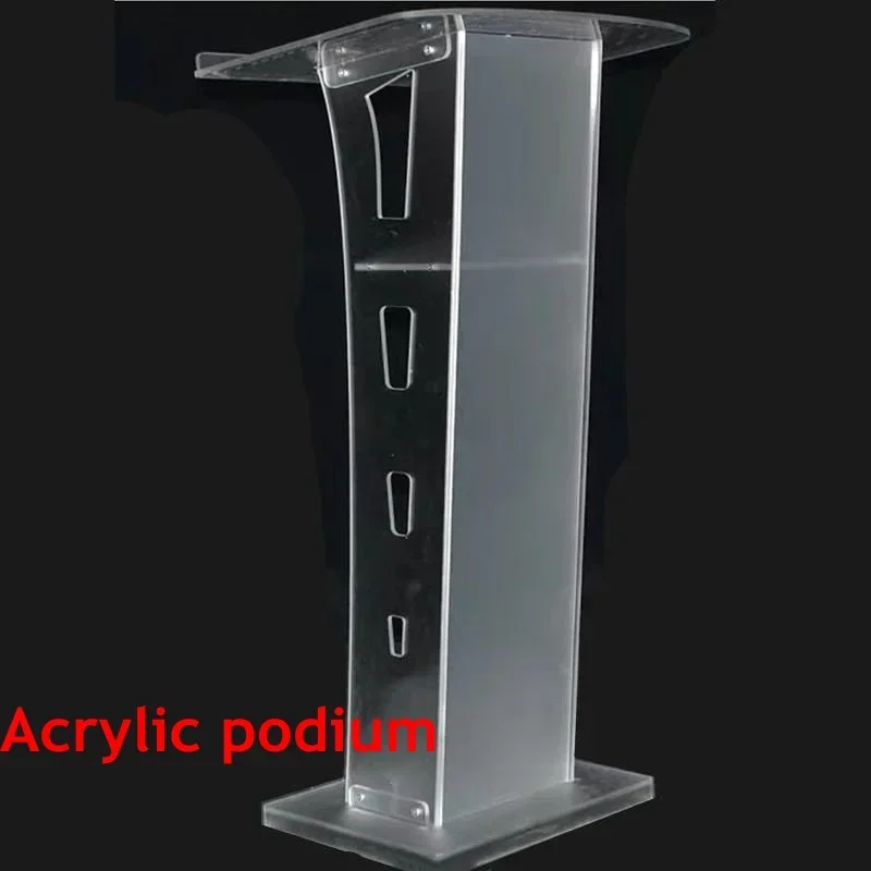 stage acrylic podium host podium disassembled podium colorful color-changing signing stage