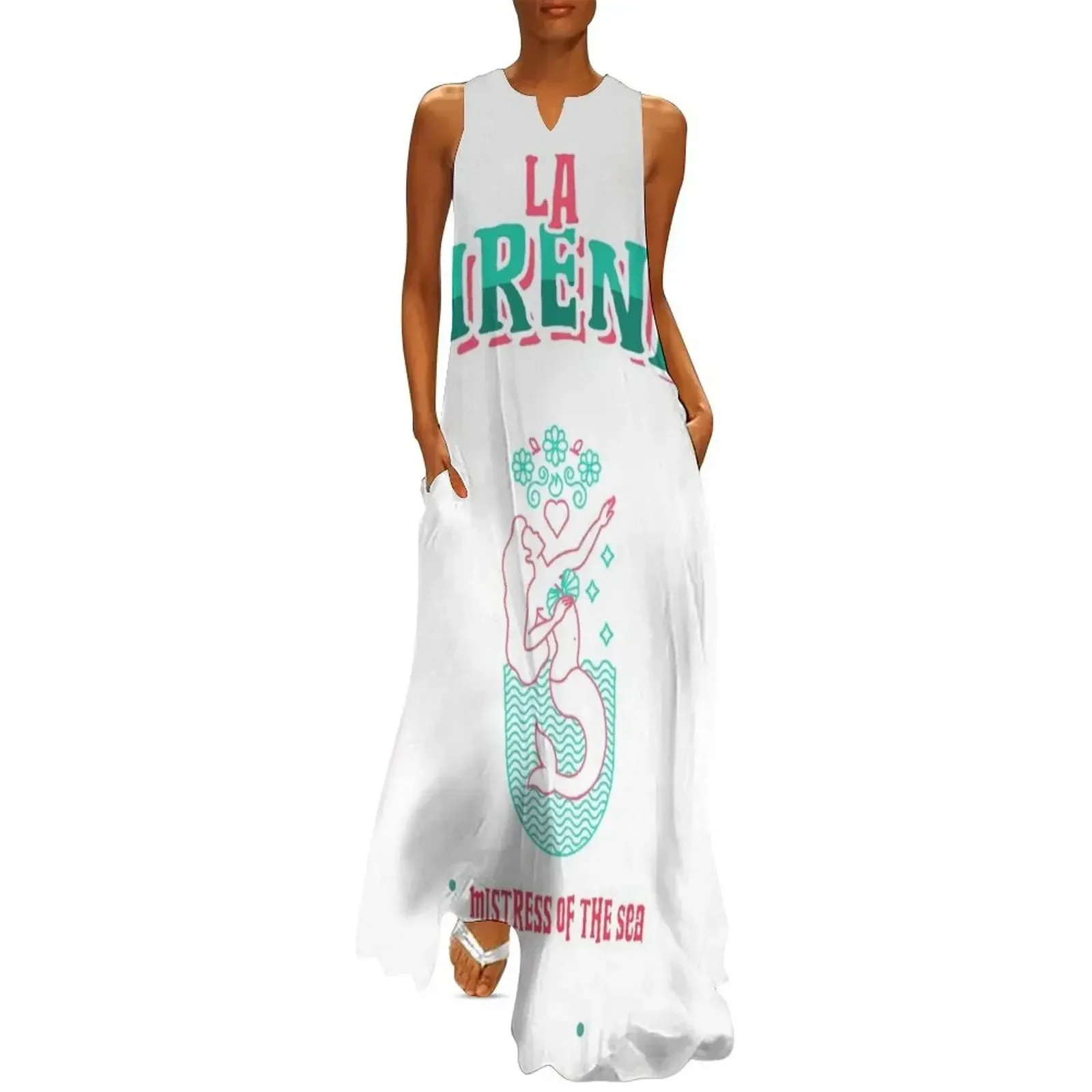 

La Sirena Mistress of the Sea Long Dress Clothing womans clothing long dress women summer Dress