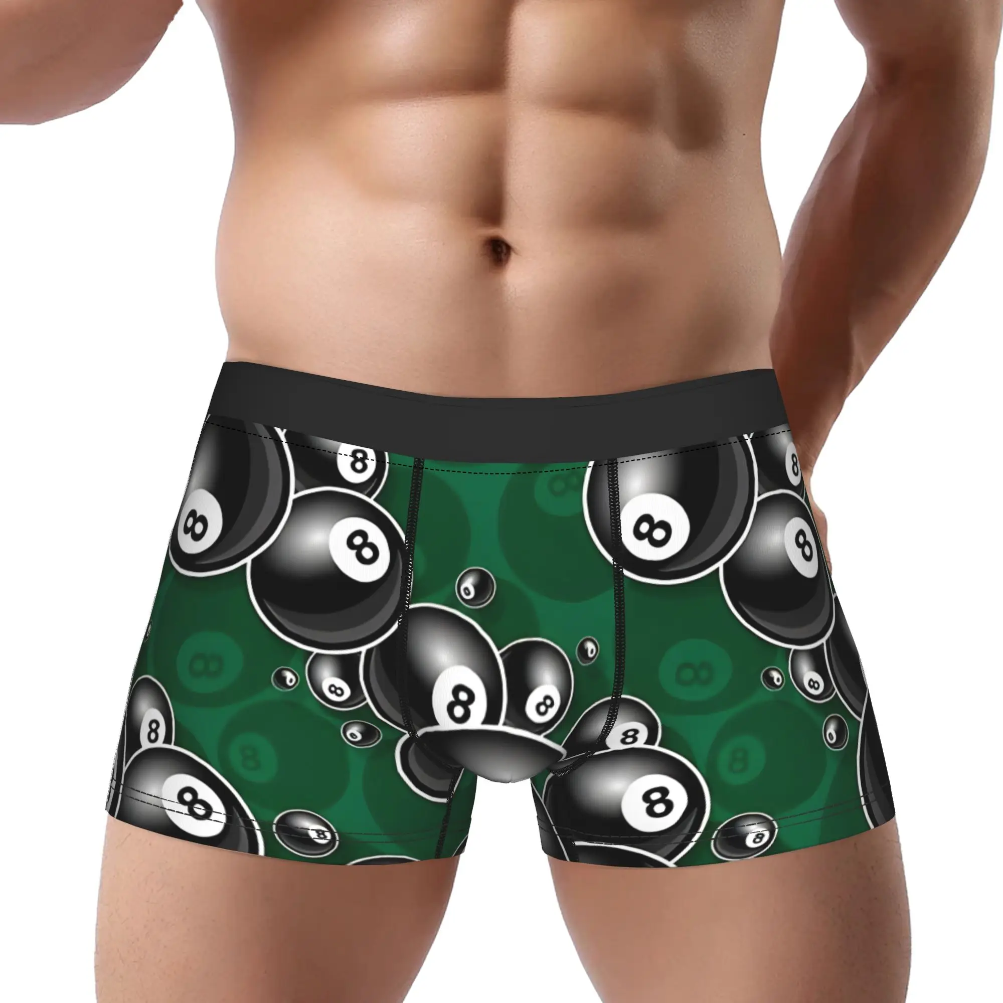 

Мужские трусы-боксеры для бильярда и снукера, дышащие, вентилируемые