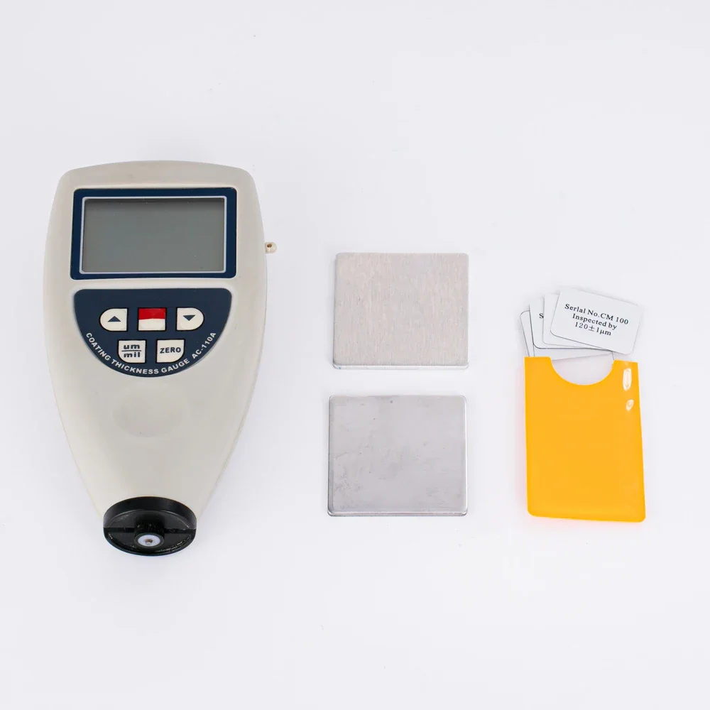 Portable coating Thickness Gauge AC-110A Range 0~1250um Ferrous and non-ferrous dual-purpose coating thickness gauge