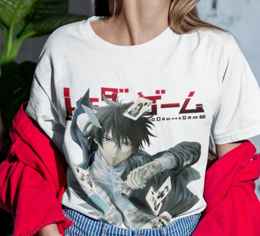 Camiseta de yuachi Katagiri, camisa de juego yuuachi Tomodachi, Makoto Shibe Shiho Yutori