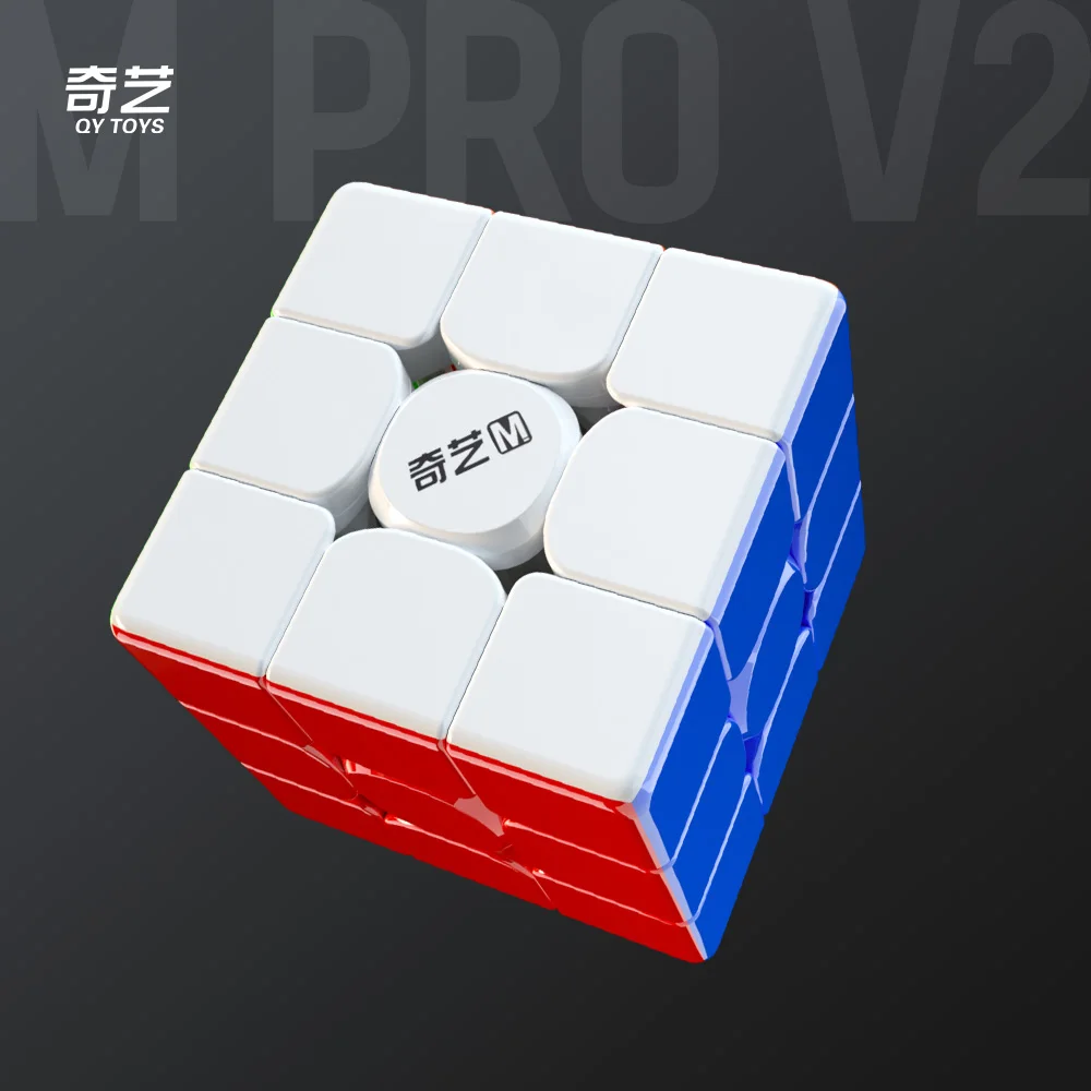 QiYi M Pro V2 3x3 UV coated Maglev Stress Relief Puzzle 3x3x3 Racing Magic Cube Positioning Speed Game Children's Toys Gifts