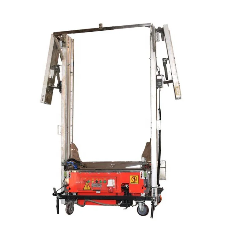 Ce Certification Automatic Wall Plastering Machine Wall Render Machine Automatic Cement Mortar Rendering Machine