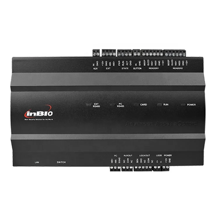 ZKT Inbio460 الأمن الذكي أربعة أبواب IP القائمة على بصمة البيومترية متعددة قفل الباب لوحة تحكم الوصول #6