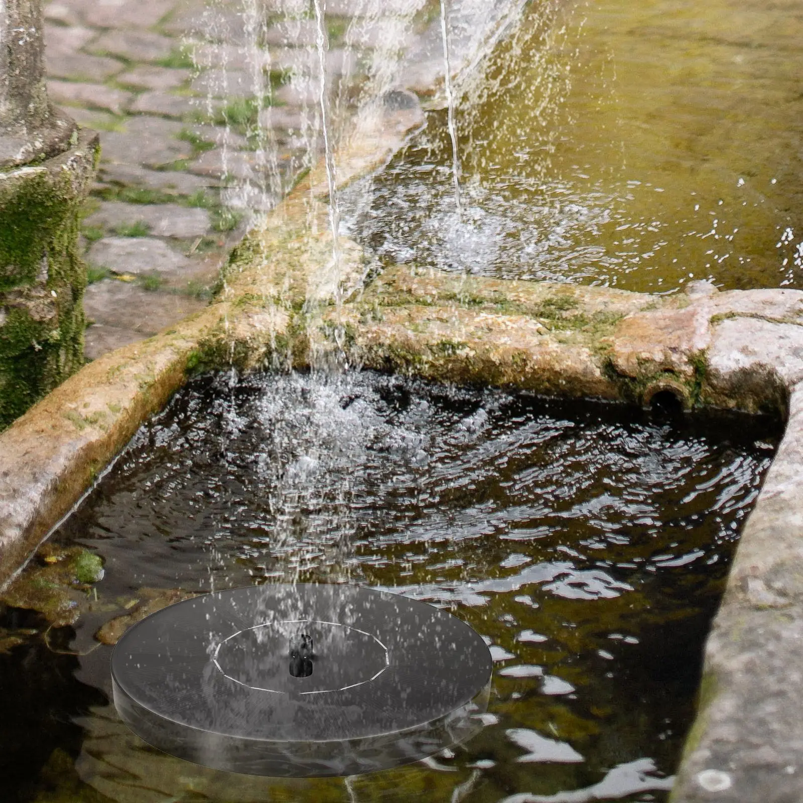 Solar Fountain Pump 1. Floating for Garden Bird Bath Pool Water Feature Landscape Decor Solar Powered Fountains