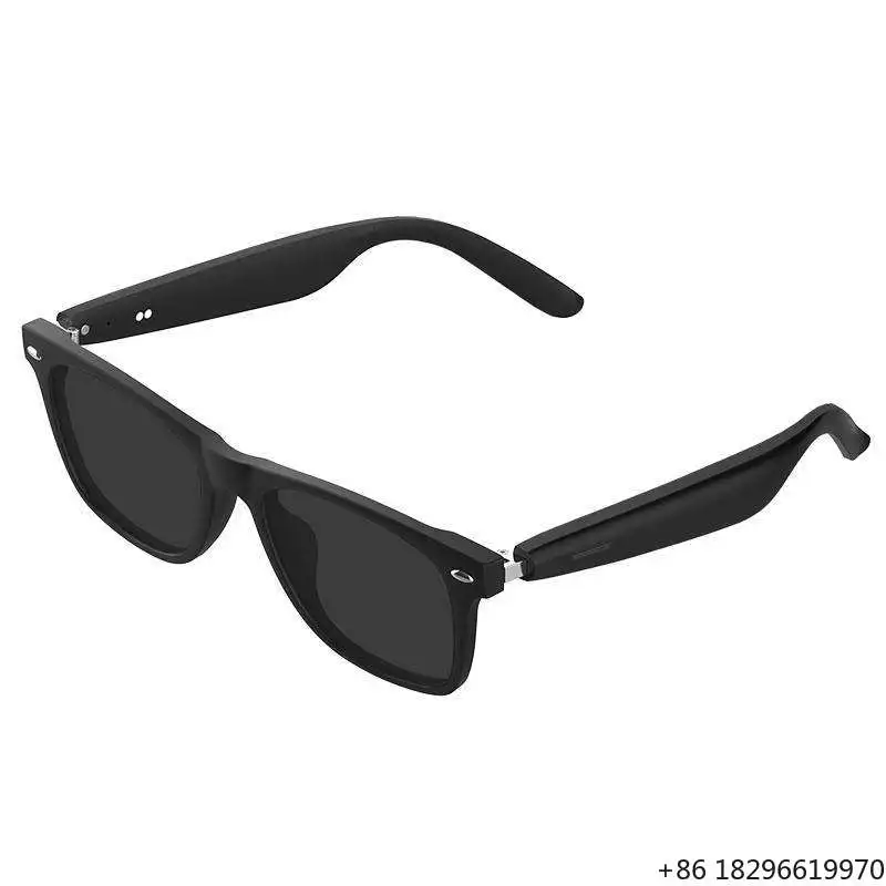 Semi-open Audio Smart Glasses Multi-language Real-time Translation IPX4 Waterproof 4K Video Eyeglasses