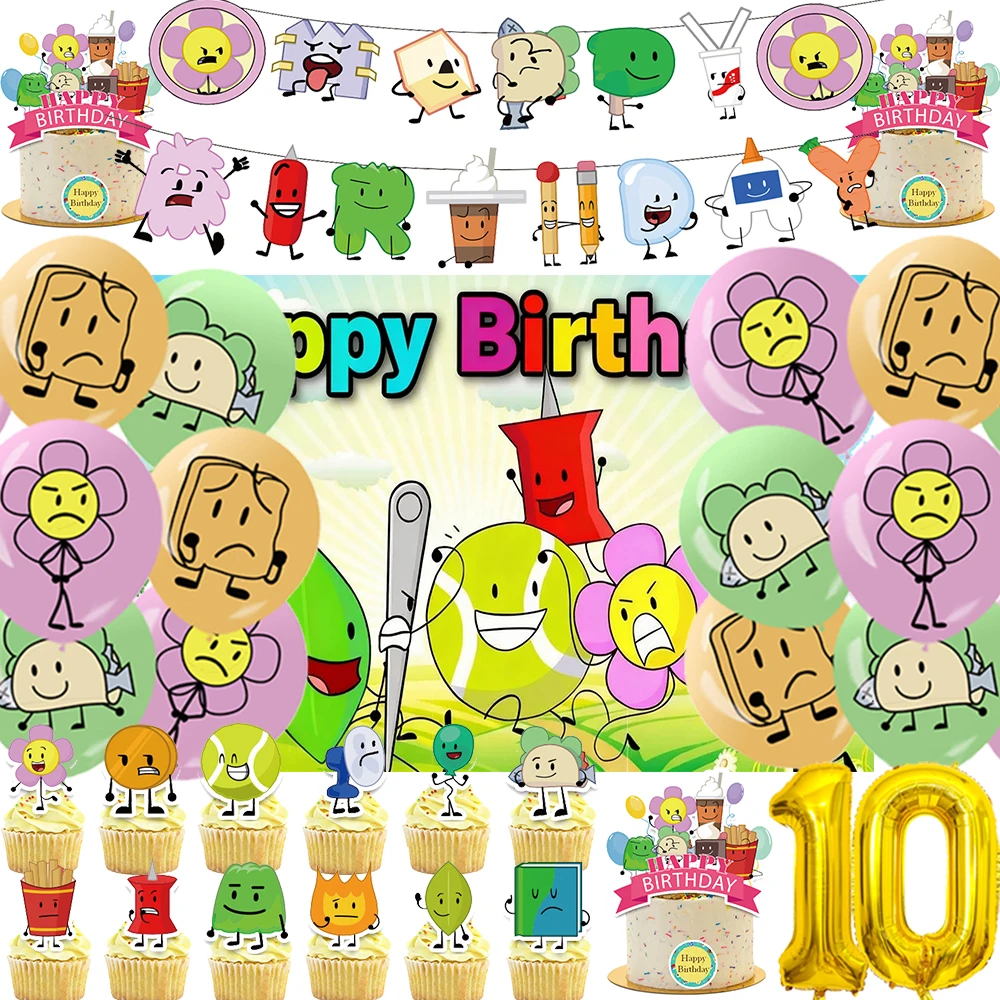 

Battle For Dreaming Island Birthday Party Decoration Backdrop Balloon Set Cake Topper Banner Baby Shower Kid Gift Toy Supplies