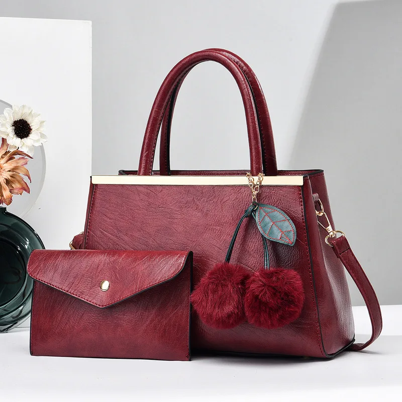 Women's Bag2026New vintage-style trendy handbag for women, simple and textured mother-daughter bag