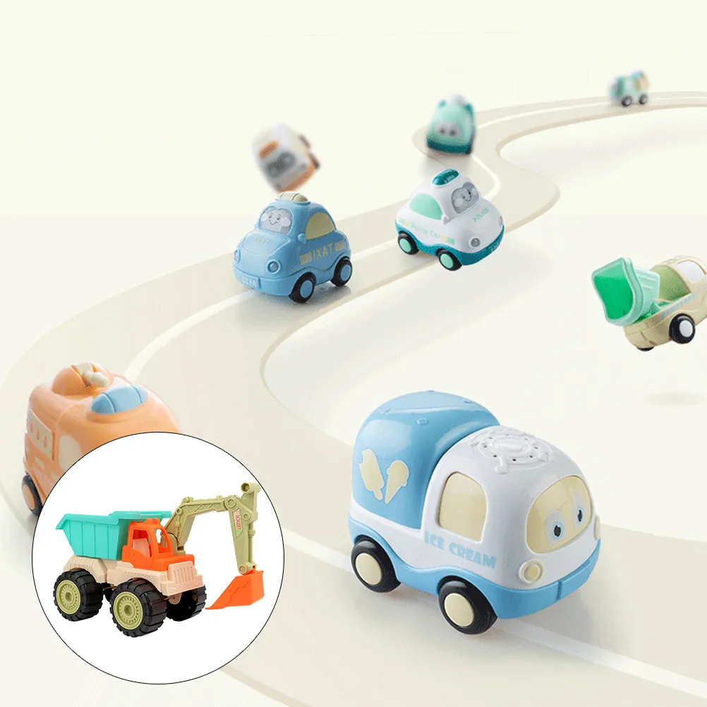 1Pcs Excavator Truck Kid Construction Vehicle Plastic Lightweight Engineering Truck Sand Beach Fun Playing Gift