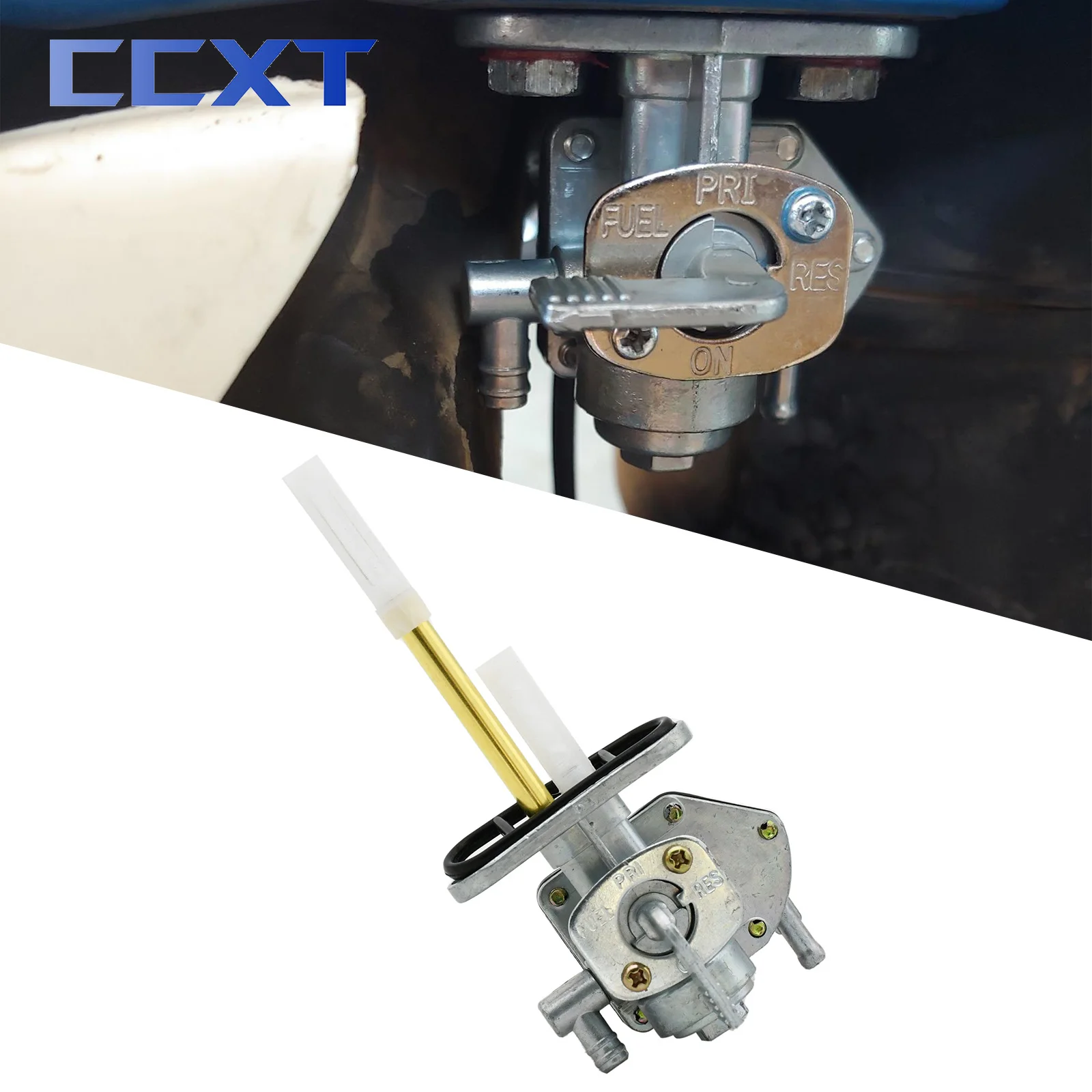 Motorcycle Gas Fuel Petcock Valve Switch For Suzuki LT50 LTZ50 KFX50 GT380 GT550 King Quad 300 LTF300F LTF4WDX Bandit GSF600