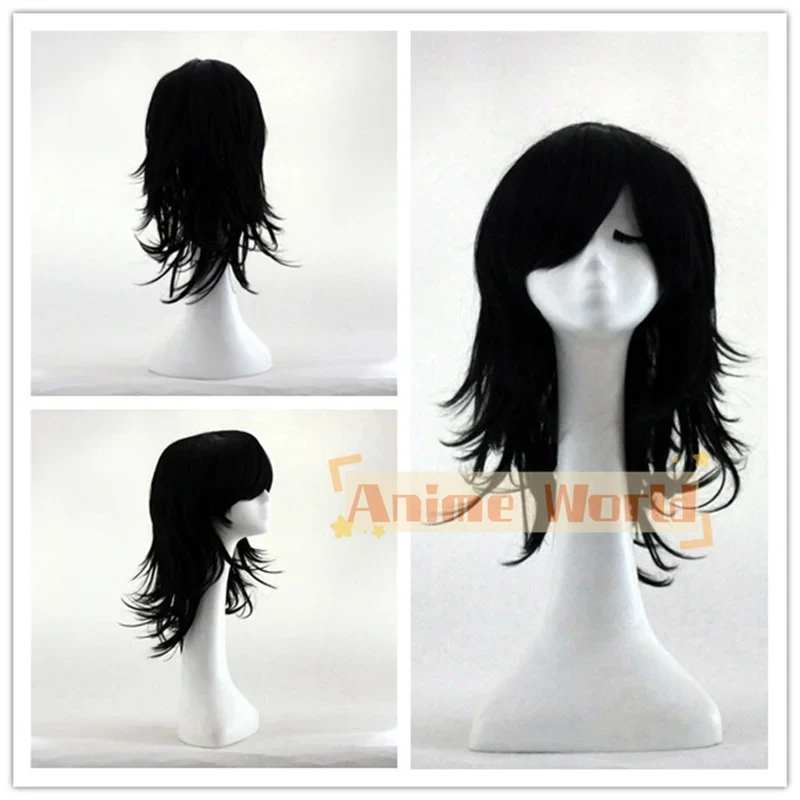 Anime WataMote Kuroki Tomoko Cosplay Wig Heat Resistant Hair Role Play Halloween