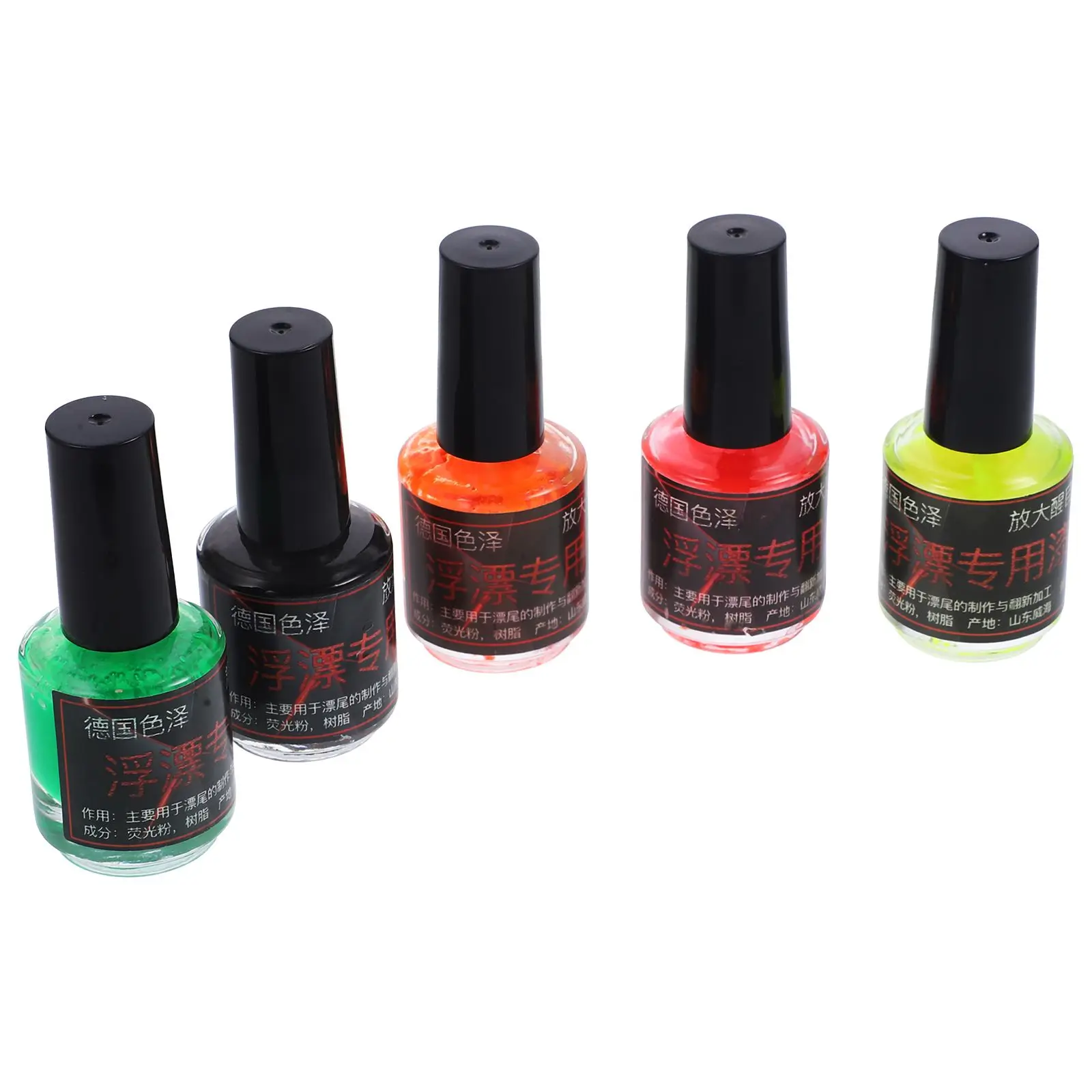 

5 Bottles Fish Float Paint Fishing Lures Portable Tool Supplies Bleach Waterproof Paints
