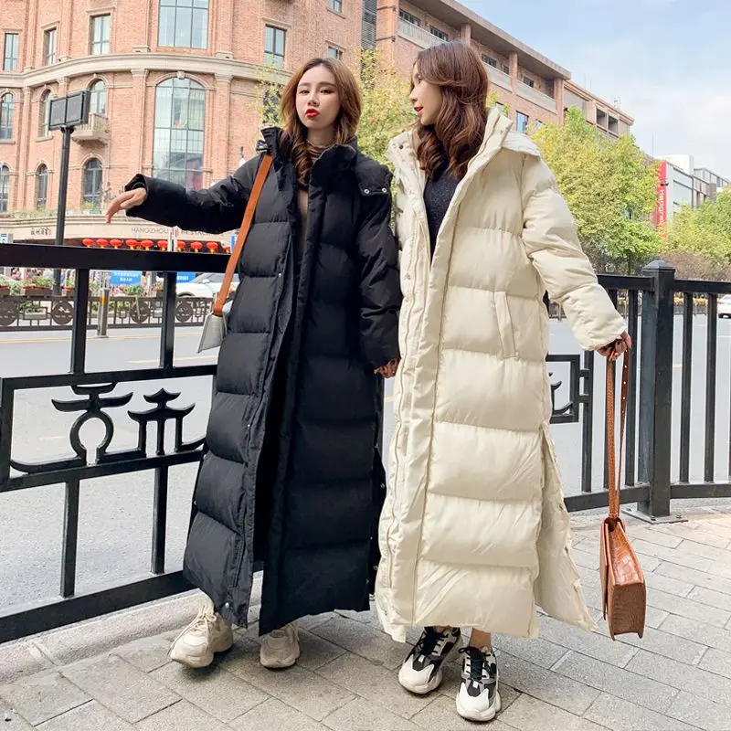 2023 neue Frauen Baumwoll mantel Winter jacke weibliche dicke warme Parkas Kapuze Outwear großen Mantel